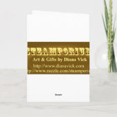 Alsem op Gelet Wenskaart Kaart (Achterkant)