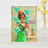 Alsem op Gelet Wenskaart Kaart (Gele Bloem)