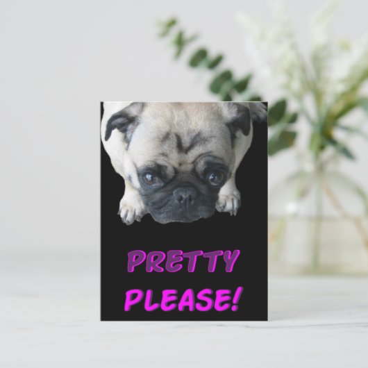  alsjeblieft briefkaart (Staand voorkant)