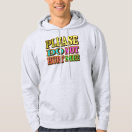 "Alsjeblieft doe me niet pijn!" Cute Design. Nu ko Hoodie
