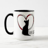 Alsjeblieft, ga niet winkelen! | DIERENVRIEND Mok (Links)