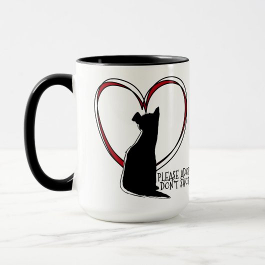 Alsjeblieft, ga niet winkelen! | DIERENVRIEND Mok (Links)