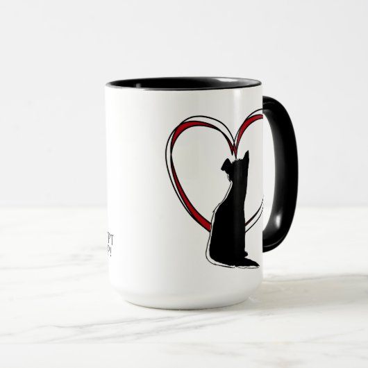 Alsjeblieft, ga niet winkelen! | DIERENVRIEND Mok (Voorkant rechts)