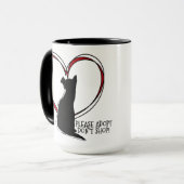 Alsjeblieft, ga niet winkelen! | DIERENVRIEND Mok (Voorkant links)