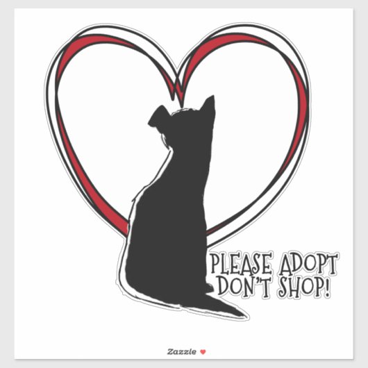 Alsjeblieft, ga niet winkelen! Groot wit of helder Sticker (Vel)