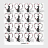 Alsjeblieft, ga niet winkelen! | Wit of helder Sticker (Vel)