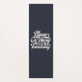 Alsjeblieft, ga weg... ik ben de nieuwigheid aan h yogamat (Voorkant)