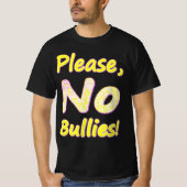 "Alsjeblieft, geen bulleuken" kletsen design. Best T-shirt (Voorkant)