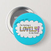 Alsjeblieft, geen kleine praatjes... ronde button 7,6 cm (Voorkant /achterkant)