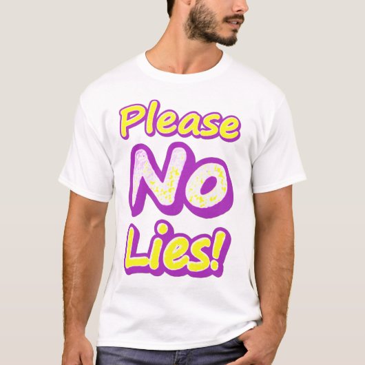 "Alsjeblieft geen leeuwen!" Cute Design. Nu kopen T-shirt (Voorkant)
