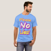 "Alsjeblieft geen leeuwen!" Cute Design. Nu kopen T-shirt (Voorkant volledig)