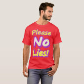 "Alsjeblieft geen leeuwen!" Cute Design. Nu kopen T-shirt (Voorkant volledig)