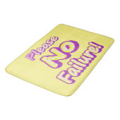 "Alsjeblieft, geen mislukking!" Cute Design. Nu ko Badmat (Gekanteld)