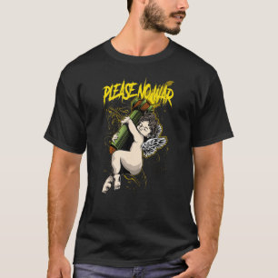 Alsjeblieft geen War Angel sad Aesthetic Edgy Stre T-shirt