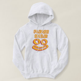 "Alsjeblieft, glimlach!" Cute Design. Bestel nu Hoodie