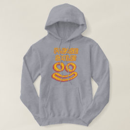 "Alsjeblieft, glimlach!" Cute Design. Bestel nu Hoodie