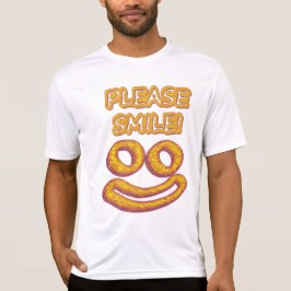 "Alsjeblieft, glimlach!" Cute Design. Bestel nu T-shirt