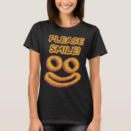 "Alsjeblieft, glimlach!" Cute Design. Bestel nu T-shirt