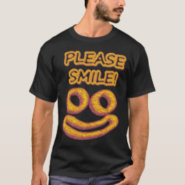 "Alsjeblieft, glimlach!" Cute Design. Bestel nu T-shirt