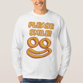 "Alsjeblieft, glimlach!" Cute Design. Bestel nu T-shirt