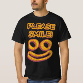 "Alsjeblieft, glimlach!" Cute Design. Bestel nu T-shirt
