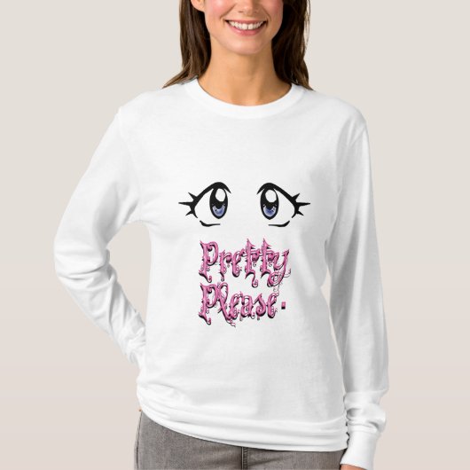 alsjeblieft Hoodie T-shirt (Voorkant)