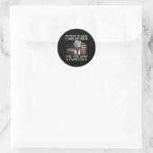 Alsjeblieft, ik had geen idee dat de thee de Ameri Ronde Sticker (Tas)