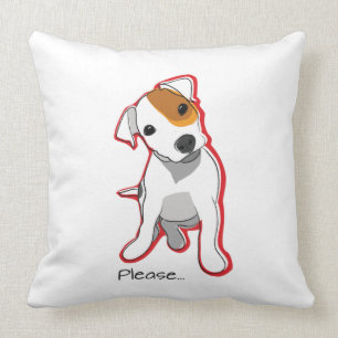 Alsjeblieft Jack Russell Terrier Kussen