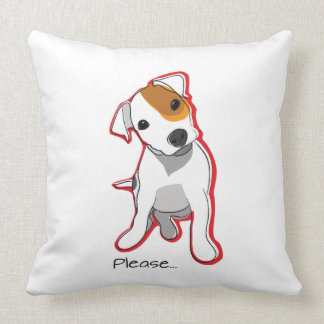 Alsjeblieft Jack Russell Terrier Kussen
