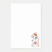 "Alsjeblieft" Jack Russell Terrier Postit merkt op Post-it® Notes (Voorkant)