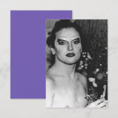 Alsjeblieft koningin.  LGBTQ Bedankkaart (Voorkant / Achterkant)