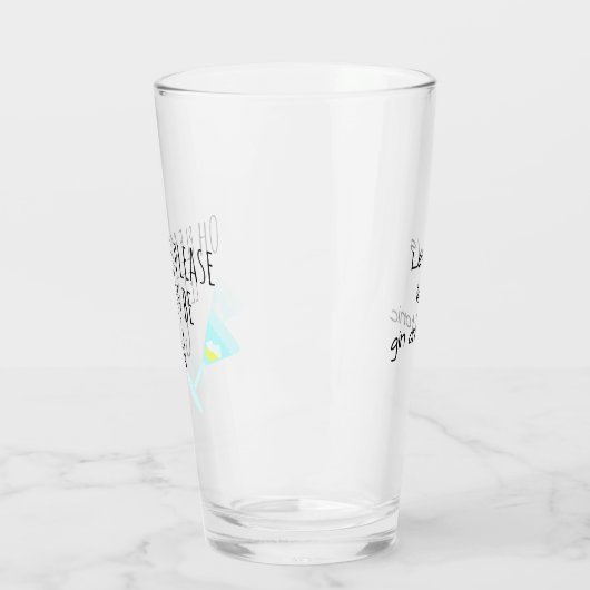 Alsjeblieft, laat dit alsjeblieft beginnen. Gepers Glas (Links)