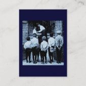 Alsjeblieft mama.  (Cyaan) Visitekaartje (Achterkant)