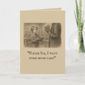 "Alsjeblieft meneer, ik wil nog wat taart" Oliver  Kaart (Voorkant)