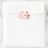  Alsjeblieft met een cherry op de top Vierkante Sticker (Tas)