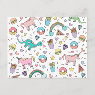 alsjeblieft met springen bovenaan briefkaart