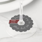 Alsjeblieft, neem niet mijn Drink Ik dans, wijn La Wijnglaslabel (Dichtbij)