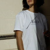 "Alsjeblieft niet dansen op tafels" Quote Shirt