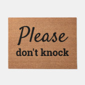 Alsjeblieft niet kloppen deurmat (Voorkant)