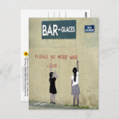 Alsjeblieft niet meer oorlog / liefde, Normandië,  Briefkaart (Voorkant / Achterkant)