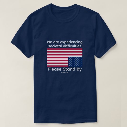Alsjeblieft sta bij (US) - een MisterP Shirt (Design voorkant)