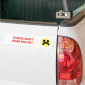 Alsjeblieft, stop me niet achteruit bumpersticker (Op Truck)