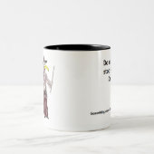 Alsjeblieft, stop met Dr Oz te kijken. Tweekleurige Koffiemok (Center)