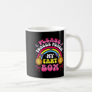Alsjeblieft Tong Punch My Fart Box Grappig Ongepas Koffiemok