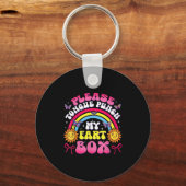 Alsjeblieft Tong Punch My Fart Box Grappig Ongepas Sleutelhanger (Voorkant)