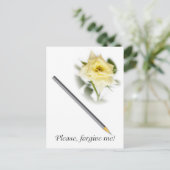 Alsjeblieft, vergeef me briefkaart (Staand voorkant)