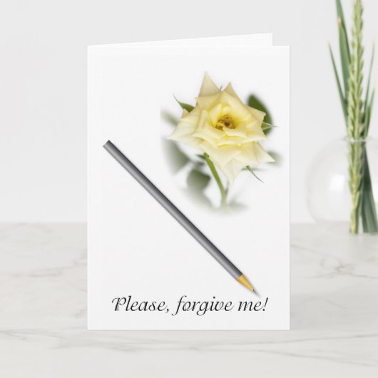 Alsjeblieft, vergeef me kaart (Voorkant)