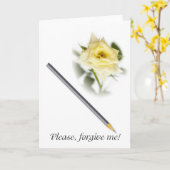 Alsjeblieft, vergeef me kaart (Gele Bloem)