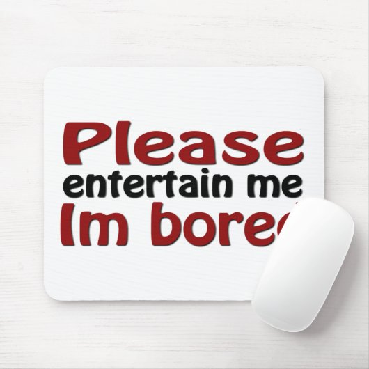 Alsjeblieft, vermaak me dat ik gestreden ben muismat (Met muis)