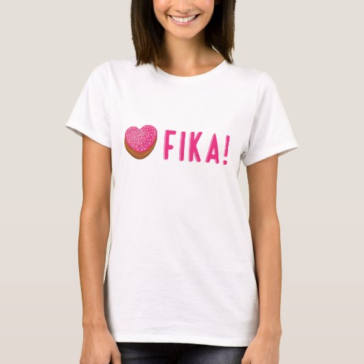 Älskar Fika T-shirt (Voorkant)